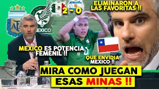 CHILENOS SORPRENDIDOS TRAS LA Victoria DE MEXICO FEMENIL ¡YA SE VEIA VENIR QUE MX GANE ES POTENCIA [upl. by Herring651]