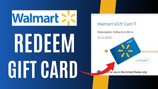 How to redeem Walmart gift card [upl. by Gilead]