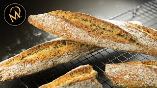 Multisaaten Baguettes  gesund knusprig und lecker [upl. by Rahr]