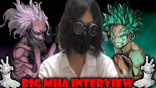 THE MOST IMPACTFUL INTERVIEW ABOUT MY HERO ACADEMIA [upl. by Rachaba]