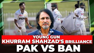 Young Gun Khurram Shahzads Brilliance  Pak vs Ban  Ramiz Speaks [upl. by Mallorie]