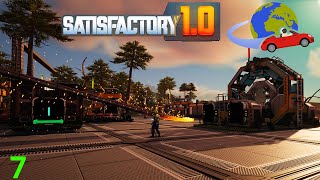 Setting up a coal power plant with Satisfactory 10 comparing it to Factorio 20 Ep 7 [upl. by Imrots]