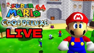 Mario 64 Coop Deluxe LIVE viewer lobbies [upl. by Alemap917]