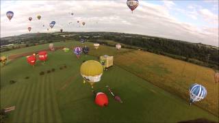 Bristol International Balloon Fiesta 2013 Sat 10th August AM Mass Launch [upl. by Chapen]