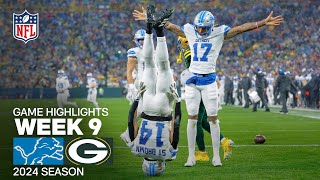 Detroit Lions vs Green Bay Packers  2024 Week 9 Game Highlights [upl. by Naus]