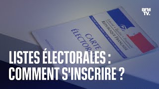 Présidentielle comment sinscrire sur les listes électorales [upl. by Wilser]