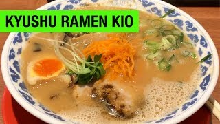 Kyushu Ramen Kio HakataStyle Ramen in Osaka [upl. by Chiquita]