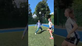 Which skill is better 👀🔥 football footballskills footballchallange footballshorts futbol [upl. by Rehpotsirh796]