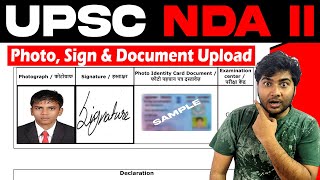 Documents Upload in NDA 2  Photo Upload in NDA 2 2022  Signaure Upload in NDA Application Form [upl. by Alecia]