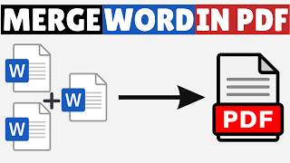 How to Combine Multiple Word Documents into One PDF [upl. by Eanal729]