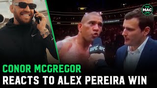 Conor McGregor demands Alex Pereira move to quotHeavyweight NOWquot [upl. by Leopoldine]