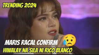 Maris Racal amp Rico Blanco Confirm na hiwalay na sila ni RICO BLANCO watch untill the end [upl. by Ona]