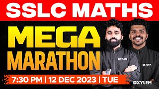 SSLC Christmas Exam  Maths  Mega Marathon  Xylem SSLC [upl. by Deraj213]