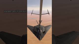 F117 MidAir Refueling A Bold Maneuver [upl. by Noslien]