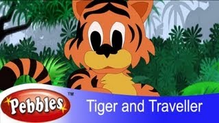 Tiger and Traveller  Jungle Stories  Tamil Thanga Valayal [upl. by Elehcin]