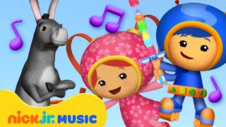 Team Umizoomi What Does Donkey Eat Sing Along 🐴 Circle Time Songs  Nick Jr Music [upl. by Esojnauj]