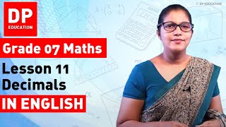 Lesson 11 Decimals  Maths Session for Grade 07 [upl. by Haret979]