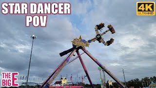 Star Dancer POV 4K 60FPS North American Midway Frisbee  NonCopyright [upl. by Nahshun238]