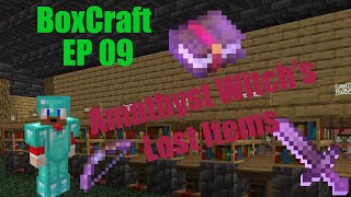 Minecraft EP09 Amathyst Witchs Lost Items [upl. by Nyrtak]