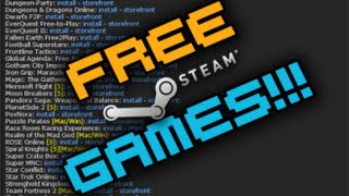 NEW How to Get Free Games on Steam 2016 [upl. by Bullard691]