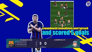 Barcelonas best tactic 4213 Lewandowski immediately went berserk and scored 5 goals [upl. by Lundt]