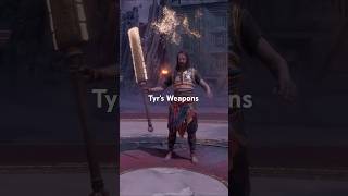 All Of Tyr’s Weapons  GOW Ragnarok Valhalla godofwar godofwarragnarok [upl. by Coppins]