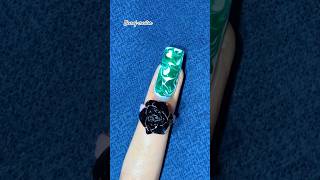 Easy marble nail design ✨💫nailart2024 marblenails shorts yutubeshorts [upl. by Attikram]