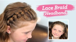 Lace Braid Headband  Twins Channel Launched [upl. by Theodora893]