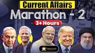 Current Affairs Marathon  JanuaryOctober 2024 I 3 Hours I CLAT I AILET I Keshav Malpani [upl. by Aissak130]