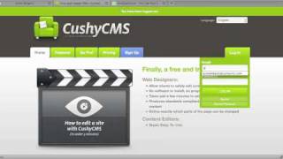 How to install and edit with CushyCMS in under 5 minutes [upl. by Trish]