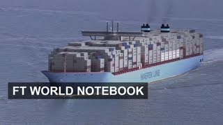 The World Biggest Container Ship The Majestic Maersk  FT World [upl. by Analahs]