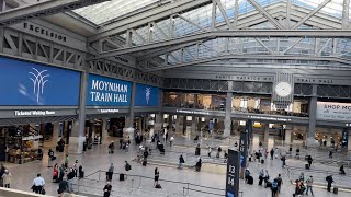 NYC Moynihan Train Hall Mall 2024 [upl. by Olbap320]