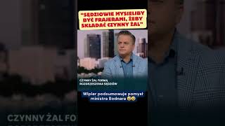 Wipler o tz neosędziach quotMusieliby być frajeramiquot polityka polskapolityka humor viralshorts [upl. by Ventura]