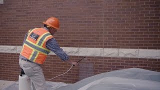 How to apply water repellent to masonry [upl. by Ilil104]