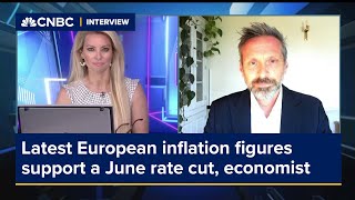 Latest European inflation figures support a June rate cut economist [upl. by Ender]