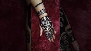 Easy sticker mehndi design ytshots easymehndi mehndi hennaeducation [upl. by Agripina192]