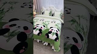 new bad shaite bad Love home love life love bedding Milk velvet fourpiece set Highquality [upl. by Limoli]