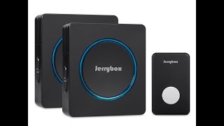 Jerrybox Sonnette de Porte Carillon Sans fil  Vendeur AMAZON  Jerrybox FR [upl. by Valentia]