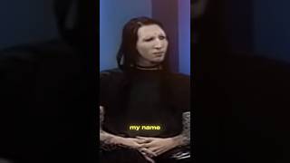 Marilyn Manson Explains His Name [upl. by Os]