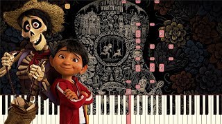 Proud Corazón  Pixars COCO Piano Tutorial Synthesia [upl. by Eenhat119]