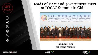 ChinaAfrica Cooperation Summit I Heads of state and government meet [upl. by Eiramanit]