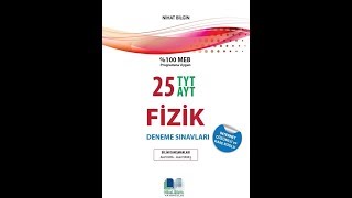 NİHAT BİLGİN 25 TYT AYT FİZİK DENEME 2  TYT [upl. by Eidroj]