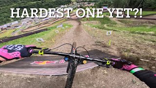 2024 VAL DI SOLE UCI DH Track Preview Gnarliest Course Yet [upl. by Llenyt]