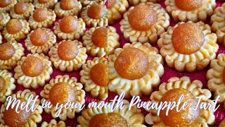 Meltinyour mouth Pineapple Tart  The Best Pineapple Tart Recipe Ever 凤梨酥 ，过年一定要吃上一颗黄梨饼，才会年头旺旺到年尾。 [upl. by Ruhnke]