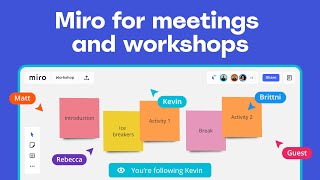 Introducing Miro for meetings and workshops [upl. by Eelyak]