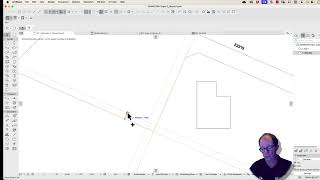 Archicad guide lines to an angle [upl. by Anilatsyrc]