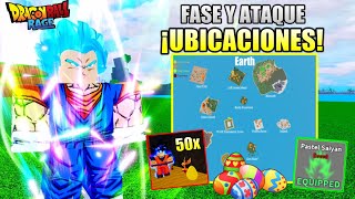 ¡TODAS LAS UBICACIONES DE LOS HUEVOS DE PASCUA🐰 DRAGON BALL RAGE [upl. by Epilef576]