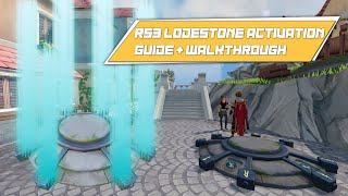 RS3 Lodestone Activation Guide  All RuneScape 3 Lodestone Locations and RealTime Walkthrough [upl. by Luamaj316]