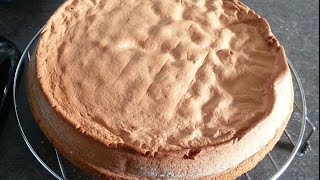 genoise sans gluten Gluten free sponge cakeجنواز بدون جلوتين او غلوتين [upl. by Rehpotsrik524]