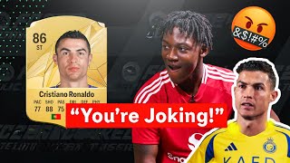 Footballers React To Their FIFA 25 Ratings  Haaland Mbappe amp More [upl. by Vedi182]